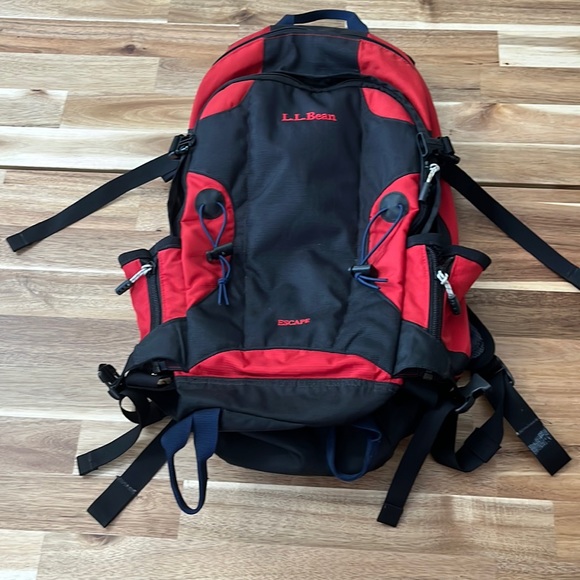 L.L. Bean Bags Ll Bean Escape Red And Black Backpack Poshmark